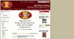 Desktop Screenshot of bellwineshop.com